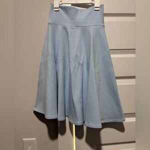 Sky Blue A-Line Women's Skirt